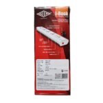 GEEP I-Book 4+1 Power Strip with Master Switch Safety Shutter White